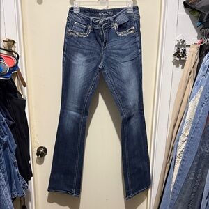 Grace Women's Dark Blue Boot Cut Jeans